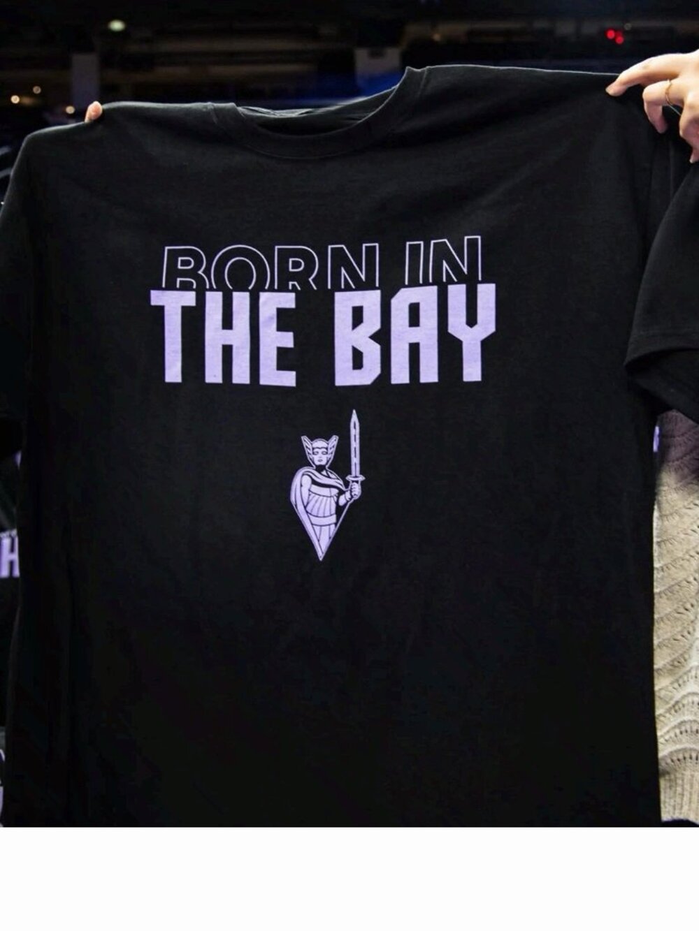 Born In The Bay Golden State Valkyries Graphic T-Shirt Black
